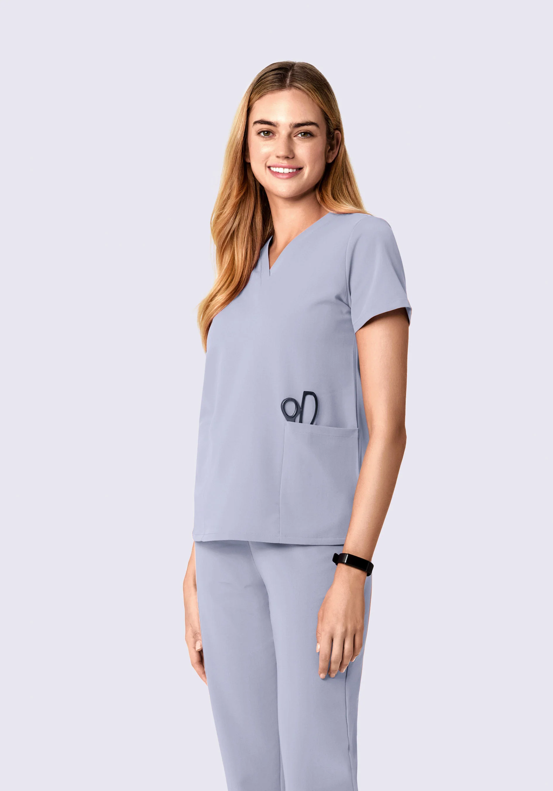 Women's 6-Pocket V-Neck Tops